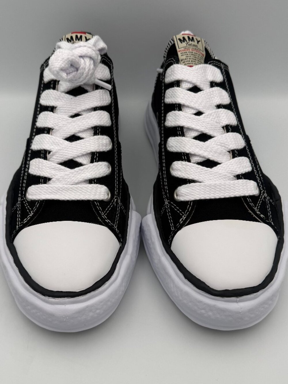 Maison Mihara Yasuhiro Peterson Low Canvas Black A01FW702 US 11.5